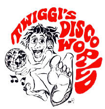 Twiggi's Disco World. Mobilt diskotek med DJ.